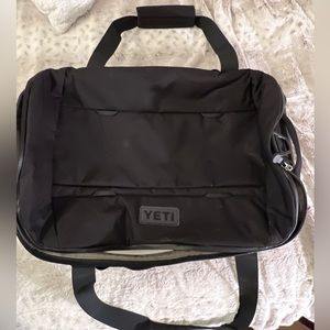 Yeti black duffel bag